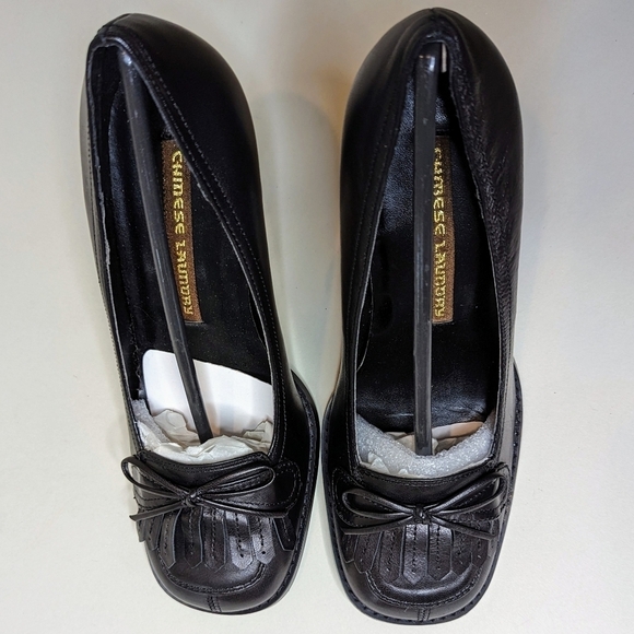 Chinese Laundry Courtney Women Leather Pumps Heels Shoes Black NIB NEW Size 9M - Picture 9 of 9